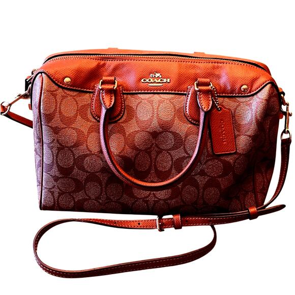 Coach Handbags - Coach Classic brown logo bag, satchel, shoulder bag, Authentic
